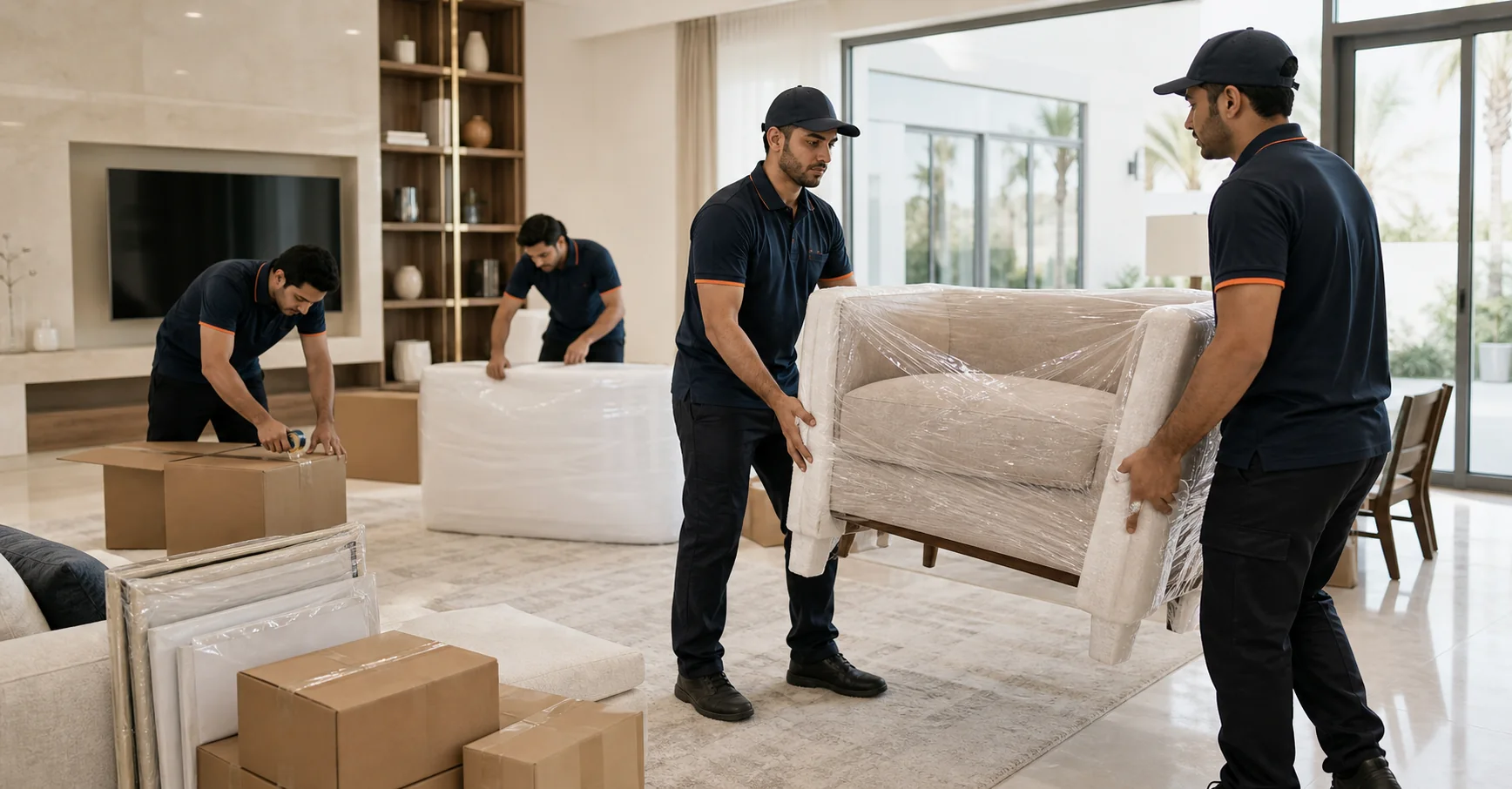 Call Me Movers villa moving preparation in Umm Al Quwain