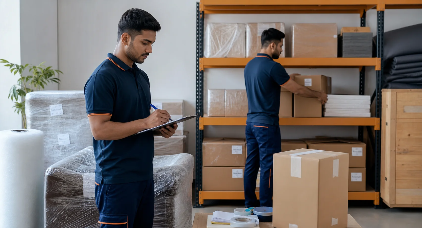 Call Me Movers storage support preparation in Abu Dhabi